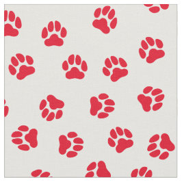 Tela Estampado moderno de huellas de patas de mascotas 