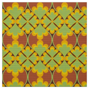 Tela estampado retro mod 60s 70s