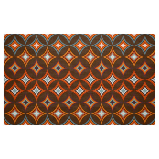 Tela estampado retro mod 60s 70s ("Cuarto gordo" (fat quarter))