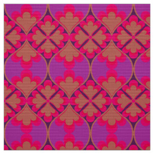 Tela estampado retro mod 60s 70s