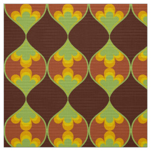 Tela estampado retro mod 60s 70s