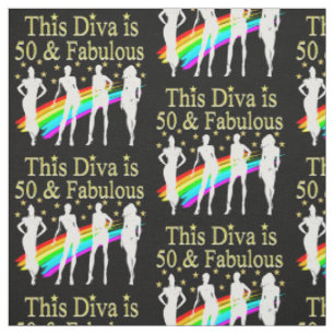 TELA ESTE DIVA ES DE 50 AÑOS Y FABULOSO CUMPLEAÑOS 50