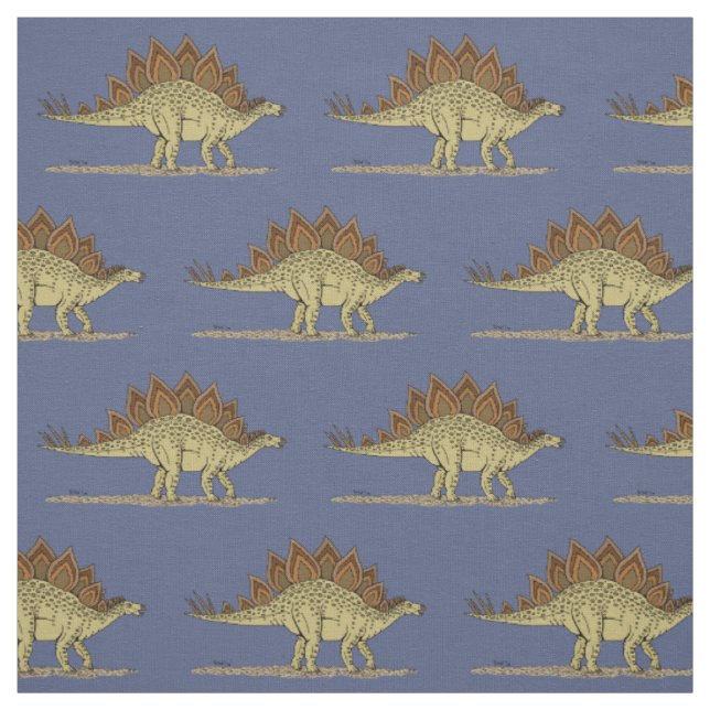 Tela Estegosaurio de dinosaurio Jurásico (Retal)