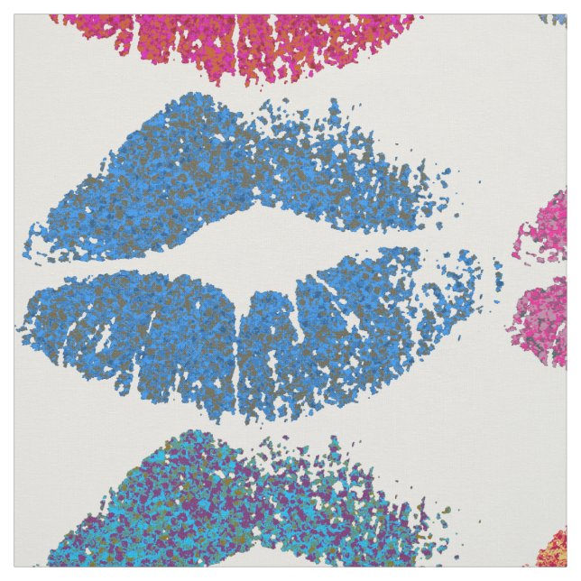 Tela Estilizados Labios Coloridos #30 (Retal)