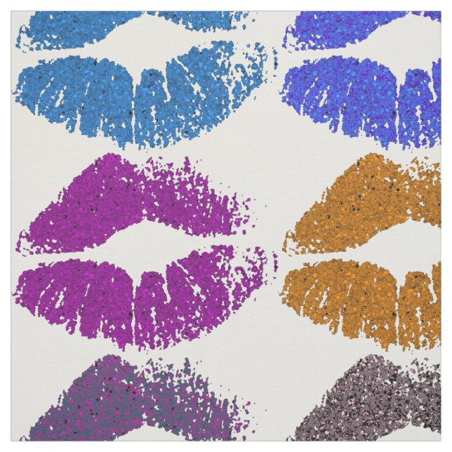 Tela Estilizados Labios Coloridos #9 (Retal)