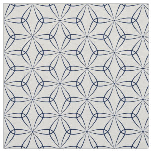 Tela Estilo 02 de Asanoha - añil azul marino 001744
