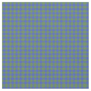 Tela Estilo de arte folclórico Blue Green Check Gingham