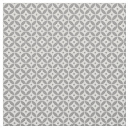 Tela Estilo de Hamptons de Patrón Geométrico Gris Cálid