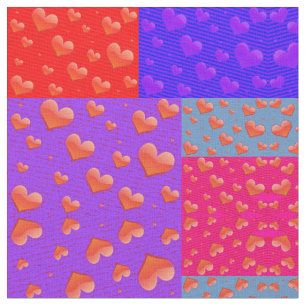 Tela estilo el día de San Valentín Quilt - Deco de