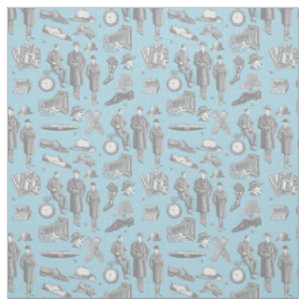 Tela estilo masculino victoriano ropa antigua toile azu
