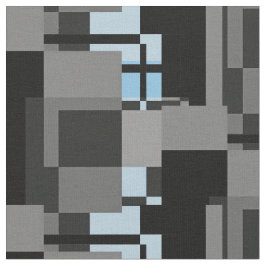 Tela Estilo Mondriano Azul Gris Resumen Geométrico Mode
