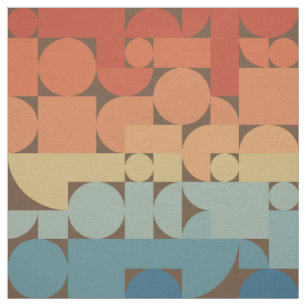 Tela Estilo Retro Geométrico Art 70