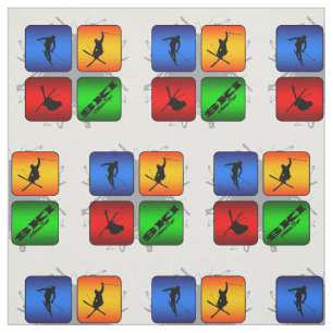 Tela Estilo urbano del esquí asombroso