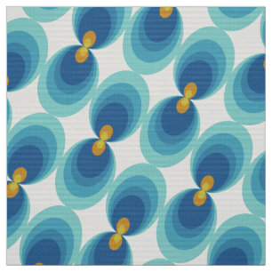 Tela estiloso tejido retro de los años 60