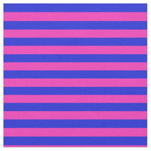 Tela Estípite brillante del azul rosado, real, rayas
