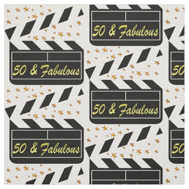 TELA ESTRELLA DE PELÍCULA DE 50 AÑOS (Retal)