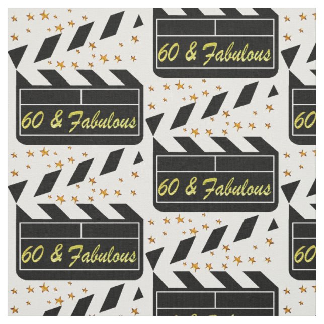 TELA ESTRELLA DE PELÍCULA DE 60 AÑOS (Retal)