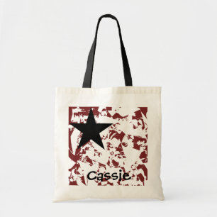 Tela Estrella del Grunge de nuevo a bolso de escuela