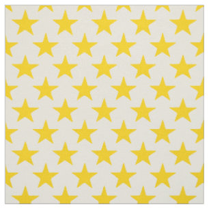 Tela estrellas amarillo crema