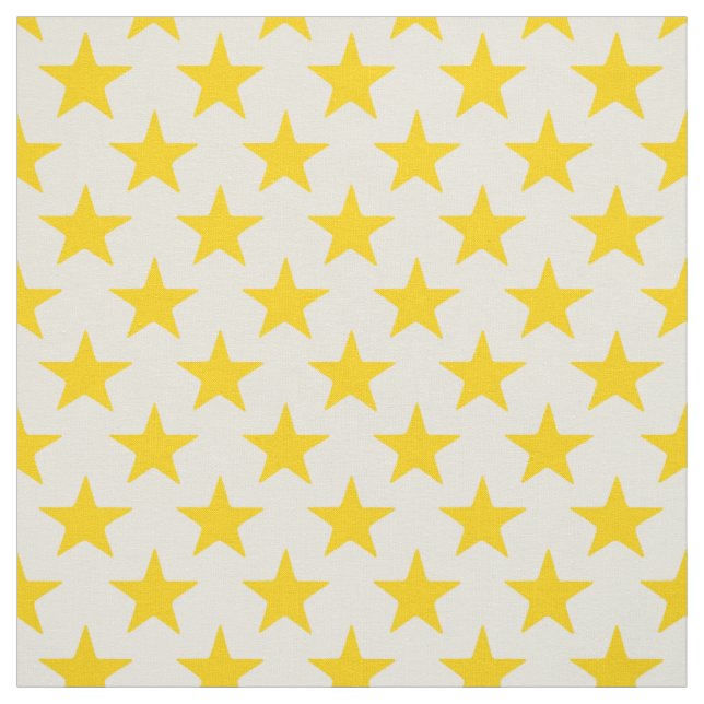 Tela estrellas amarillo crema (Retal)