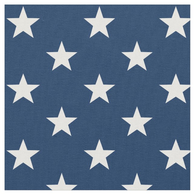 Tela Estrellas azules de 1" estrelladas USA (De cerca)