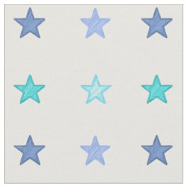 Tela Estrellas azules de la acuarela