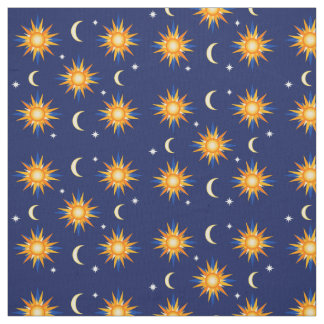 Tela Estrellas de la luna de Sun que cosen el material