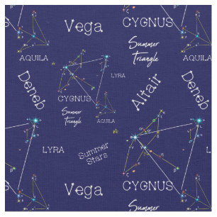 Tela Estrellas del Triángulo de Verano del Hemisferio N