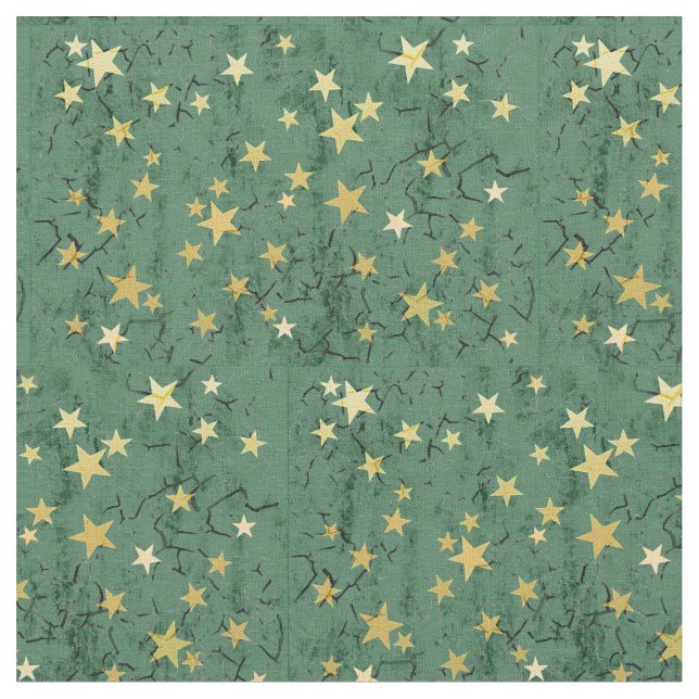 Tela Estrellas doradas (De cerca)