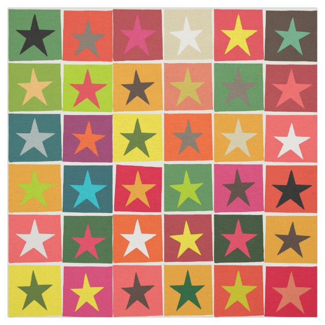 Tela Estrellas en caja de navidades (Retal)