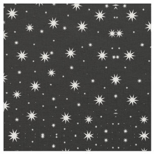Tela Estrellas en negro