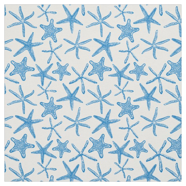 Tela Estrellas marinas de azul (Retal)