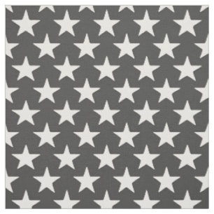 Tela estrellas media perla gris oscuro