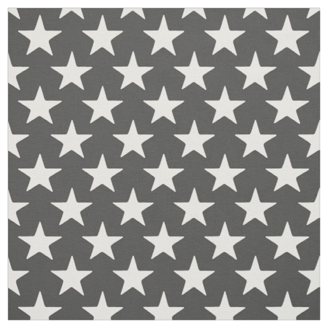 Tela estrellas media perla gris oscuro (Retal)