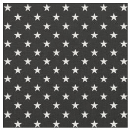 Tela Estrellas negras y blancas