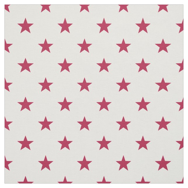 Tela Estrellas rojas de Old Glory (escala pequeña) (Retal)