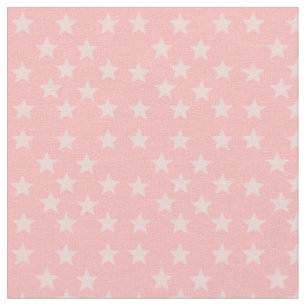 Tela Estrellas sobre monograma rosa o Personalizado de