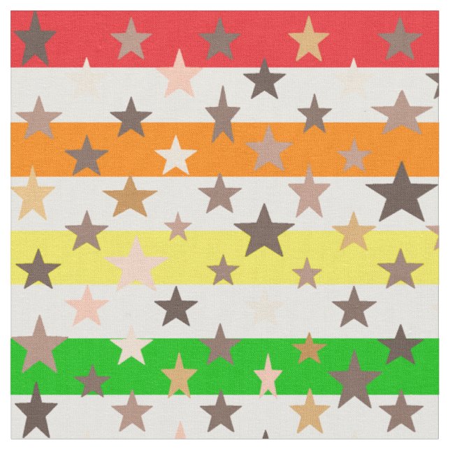 Tela Estrellas y barras! (De cerca)