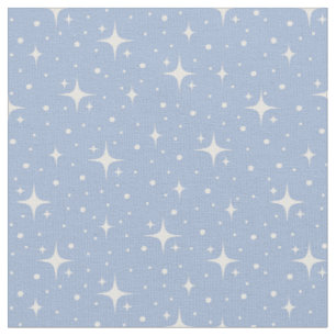 Tela Estrellas y puntos en azul