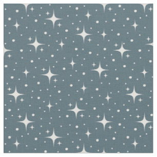 Tela Estrellas y puntos en gris oscuro azulado