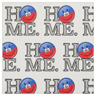 Tela Estreno de una casa haitiano sonriente de la