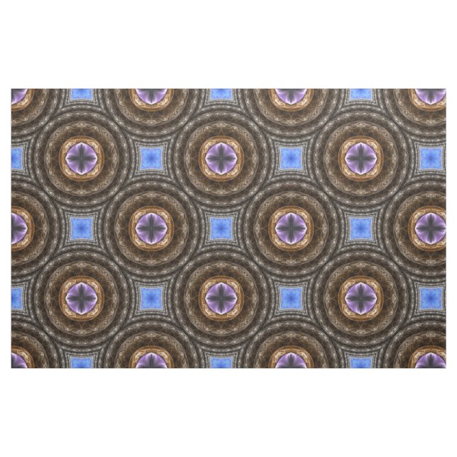 Tela Estructura de flujo de círculo de patrones ("Cuarto gordo" (fat quarter))
