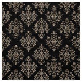 Tela Estructura Ornate Barroco negro Damask