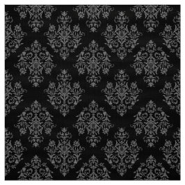 Tela Estructura Ornate Barroco negro Damask