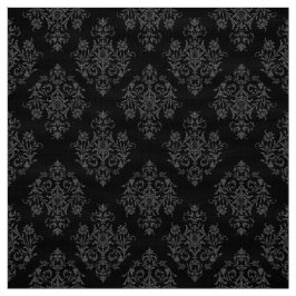 Tela Estructura Ornate Barroco negro Damask
