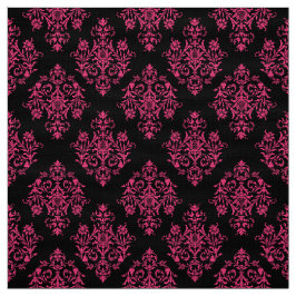 Tela Estructura Ornate Barroco negro Damask