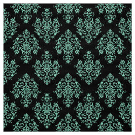 Tela Estructura Ornate Barroco negro Damask