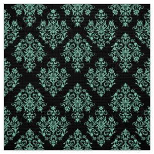 Tela Estructura Ornate Barroco negro Damask