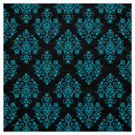 Tela Estructura Ornate Barroco negro Damask