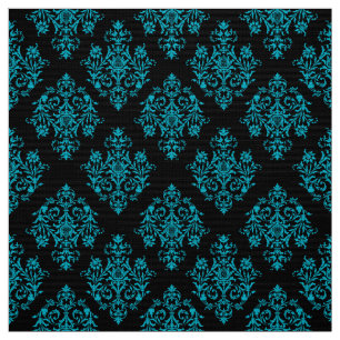 Tela Estructura Ornate Barroco negro Damask